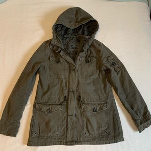 Levi’s military mid weight canvas jacket hood